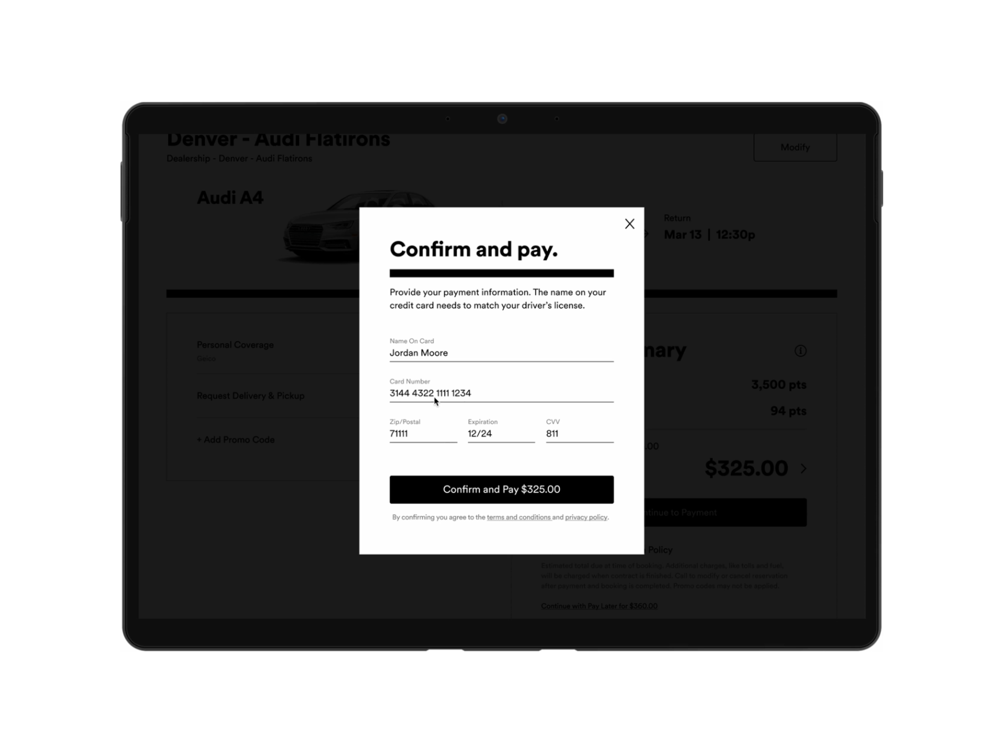 Silvercar – Pay Now 3