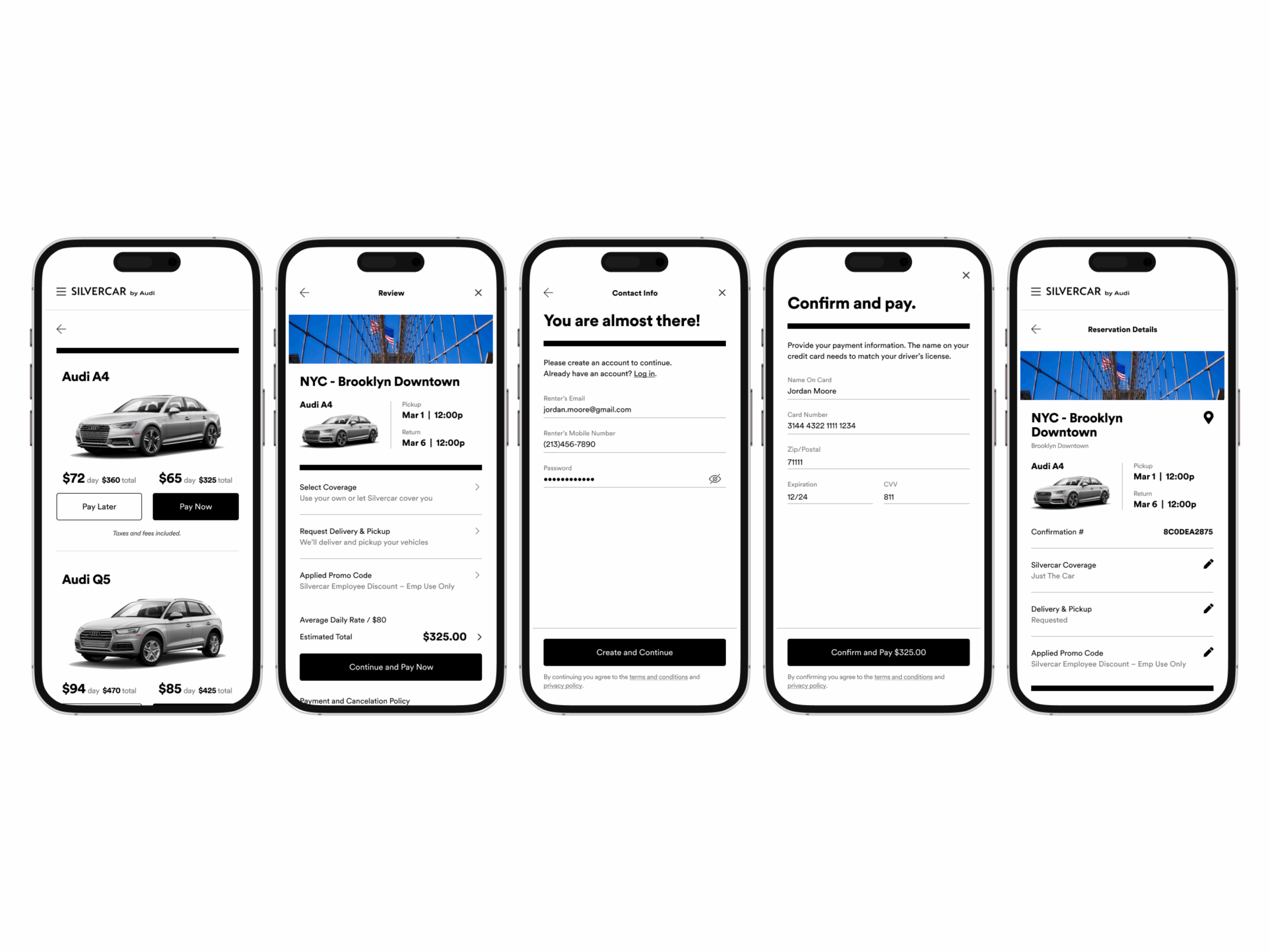 Silvercar – Pay Now 4